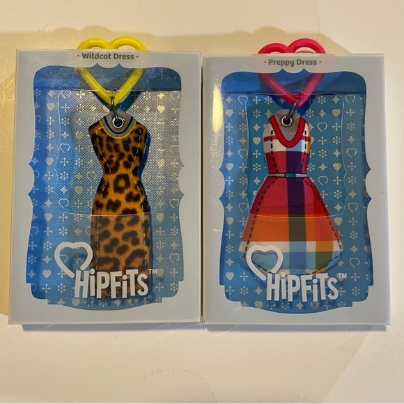 Hipfits backpack fob, pair of 2 NIP, soft and squishy. Soothing to hold - Picture 1 of 3